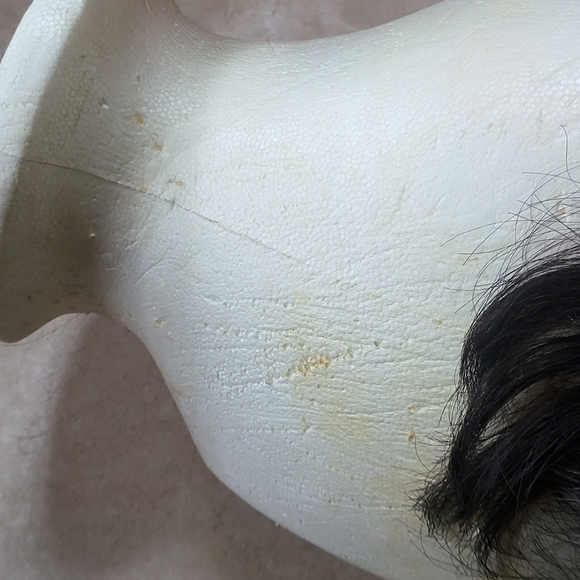 Vintage Carousel Pink Wig Box Case With Styrofoam Head and Wig - Picture 11 of 15